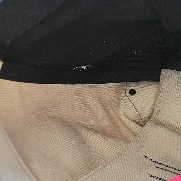 Kate Spade Limited Edition Red Black White Uptown Downtown Tote Bag Canvas - Picture 10 of 16